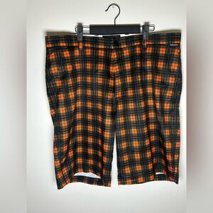 Tattoo Golf Performance Plaid Skull Golf Shorts Men’s 38